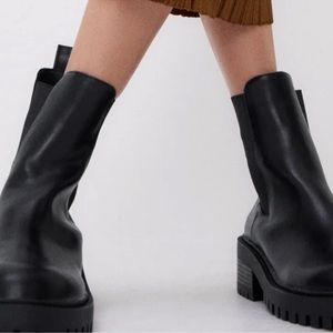 Black Zara boots